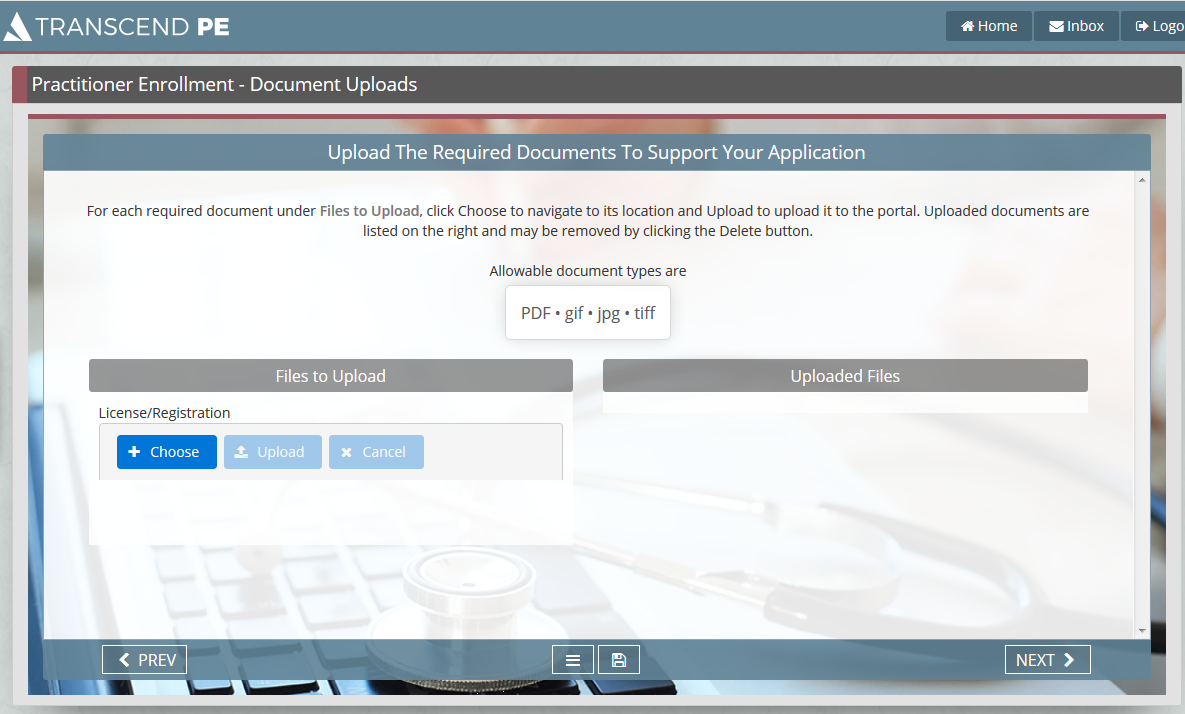 On-screen Text --- Upload Attachments Instructions